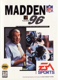 Madden NFL 96 Sega Genesis  box art